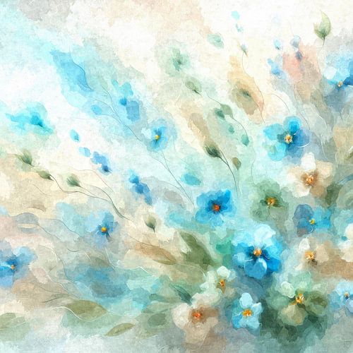 Blauwe bloemen