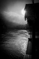 Mist op de River Kwai in Thailand