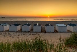Texel Sunset van Bart Hendrix