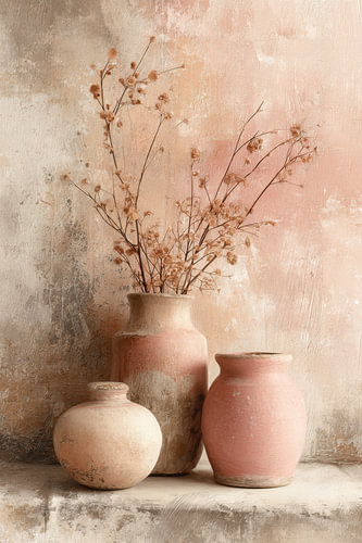 Gentle Harmony – A Dreamy Painting in Pink