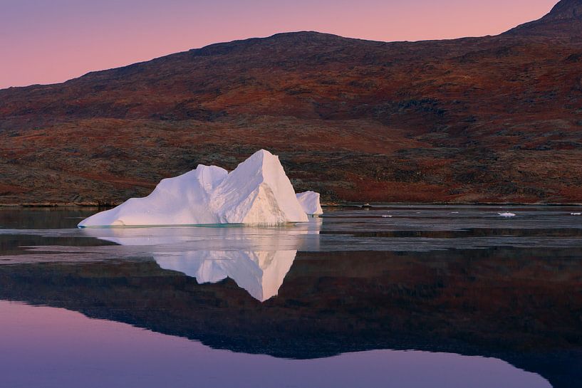 Sunrise in the Røde Fjord, Scoresbysund, Greenland by Henk Meijer Photography