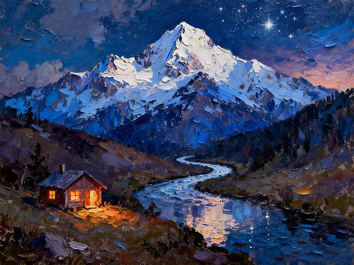 Stille Nacht aan de Bergfluss