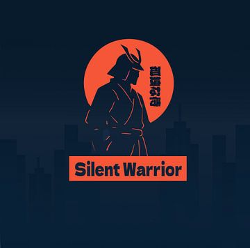 Silent Warrior - Eine neo-japanische Stadtsilhouette