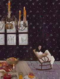 Gemütliche Lektüre am Morgen von Osheensgallery