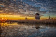 Molens bij Schermerhorn by Jan Siebring thumbnail