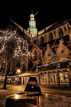 Haarlem at night von Wouter Sikkema