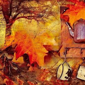 Herfst en thee van Helga Blanke