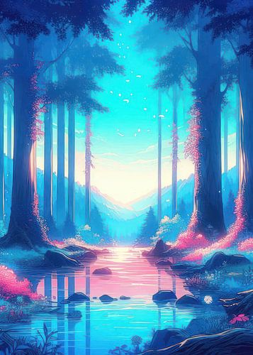 Anime-landschap V15