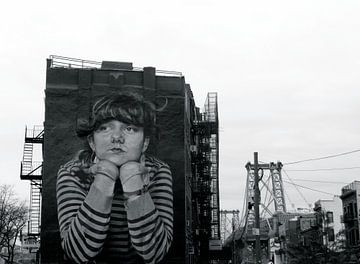 'Meisje', Brooklyn- New York  van Martine Joanne