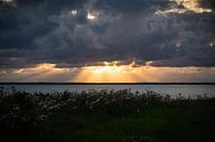 Zonsondergang in Agger, Denemarken van Ake van der Velden thumbnail