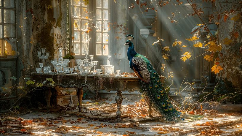 Peacock in sunlight by ArtsbyPol