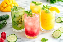 Refreshing drinks by Poster Art Shop