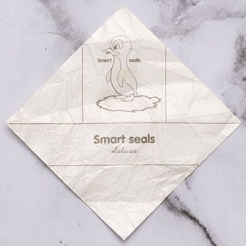 Gnome post smart Seal de luxe 1 sur marbre sur Floris Kok