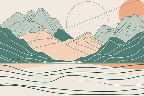 Abstract landscape