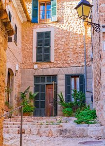 Dorf Fornalutx auf Mallorca, Spanien Balearische Inseln