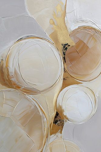 Goldene organische Eleganz