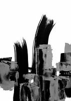 Zwart-wit abstract