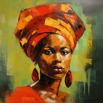 African woman by Black Coffee
