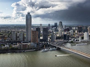 Rotterdam - Vue de la ville - Skyline - Après la pluie vient le soleil - Marja Suur (4) sur Marja Suur