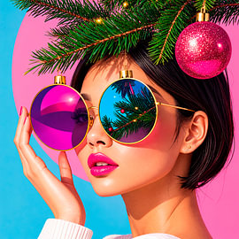 Pop-Art zu Weihnachten... von Ans Bastiaanssen