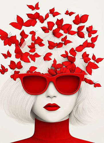 Red Alert | A Portrait of Strength and Contrast in Pop-Art