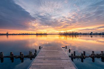 Zonsondergang Bergse Voorplas