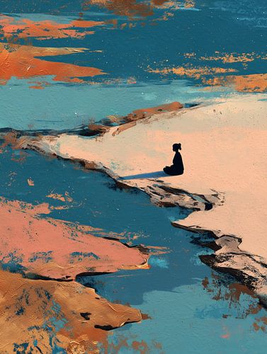Frauensilhouette | Woman Drift von Moderne Kollektion