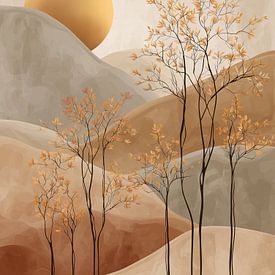 Japandi sunset by Bert Nijholt