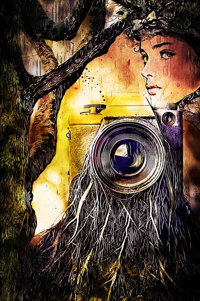 The camera fused with our world by Helga Blanke