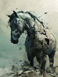 Broken Beauty - The Fragmented Horse by Eva Lee