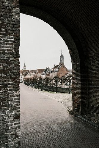 Onze Lieve Vrouwetoren vanaf de Koppelpoort