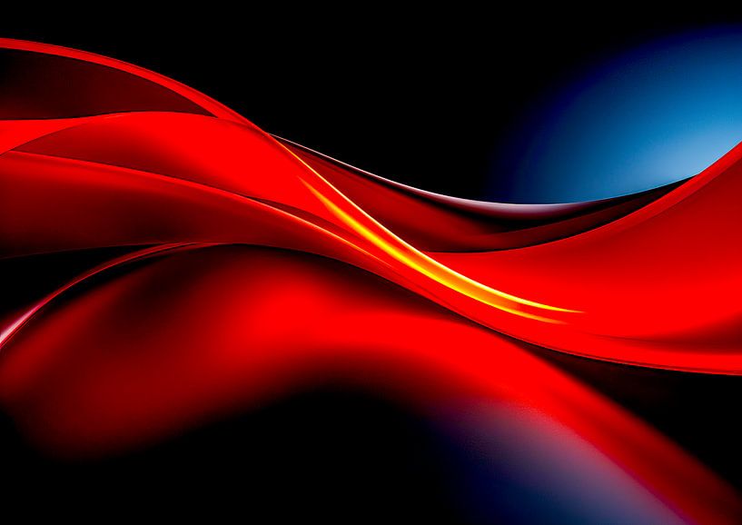 Gloeiend Rood van Peet de Rouw