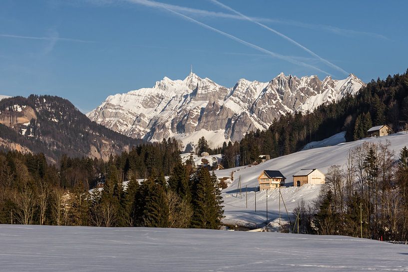 Blick auf den Säntis in der Schweiz von Conny Pokorny