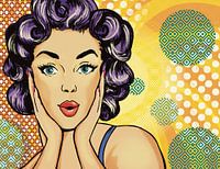 Retro vrouw