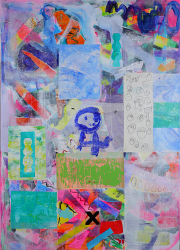 Mixed-media collage ‘The Liberation’