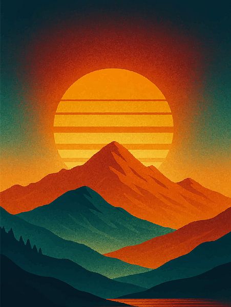 Minimalist Desert Horizon by Media Jeka