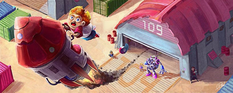 Orvin To The Moon - Malfunction!? by Rocky Schouten