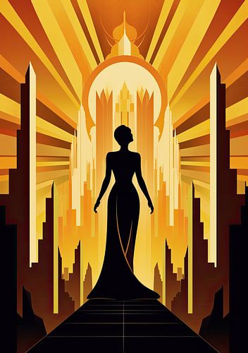 Art Deco Kunstdruk Poster Print Muurkunst