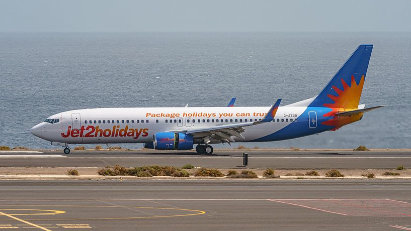 Jet2holidays Boeing 737-800 ist in Fuerteventura gelandet. von Jaap van den Berg