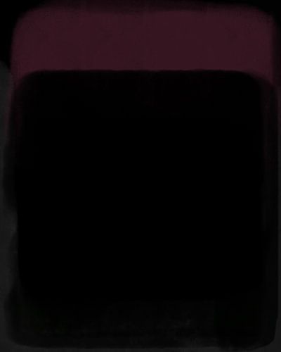 Art abstrait moderne en noir avec une touche de violet