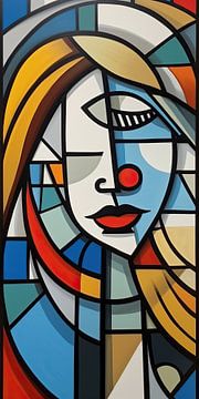 Moderner Picasso Nr. 25.77 von ARTEO Gemälde