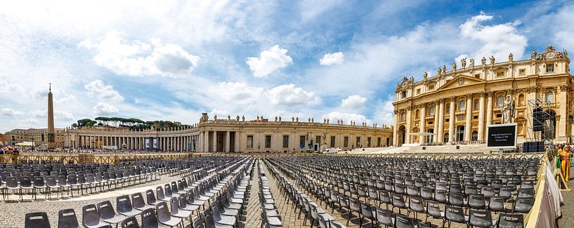 Petersplatz - Vatikanstadt von Patrick Fotografeert