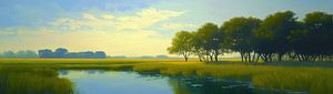 Wiese | Spiegelung