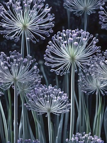 Transparent Allium Elegance