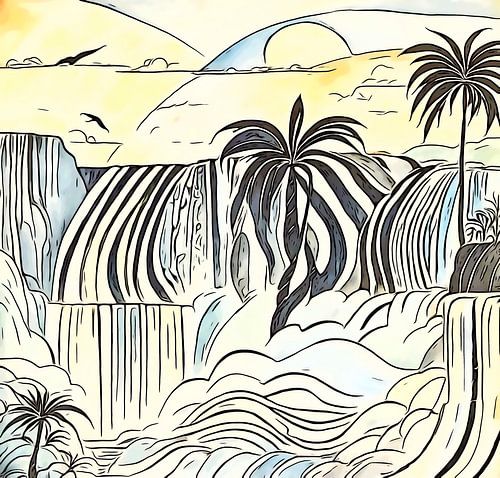 On the road in Africa, motif 5