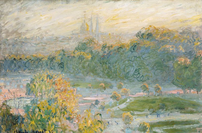Claude Monet,The Tuileries by finemasterpiece