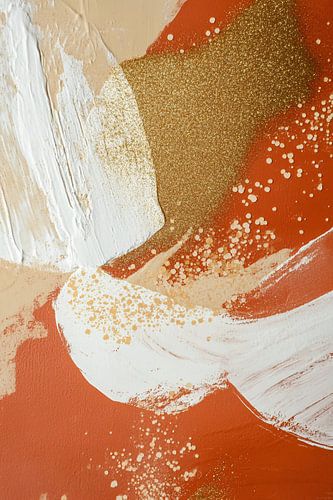 Abstracte textuur met terracotta kleuren