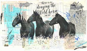 Graceful Wild Horses van Nora Bland