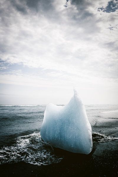 Iceberg at Diamond Beach in Iceland by Pascal Deckarm