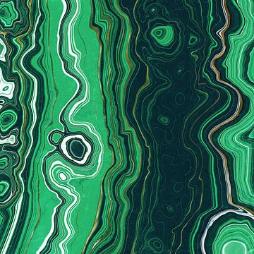 Malachite Texture 07 by Aloke Design